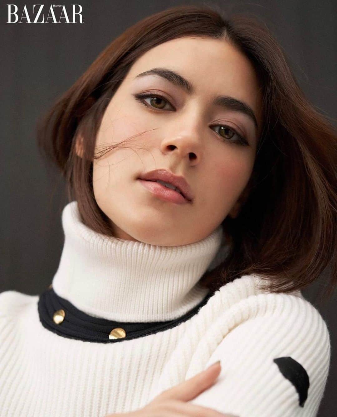 キンバリー・アン・ウォーテマス・ティアムシリのインスタグラム：「Getting cozy 🤍 @bazaarthailand」