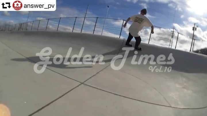 のインスタグラム：「Thank you @answer_pv and @tat.miyamoto 🙌 You can check full version on @answer_pv !! #repost @answer_pv ・・・ Updated“Golden Times”series.  Vol.10 location is Kazo skatepark Pls check IGTV or  our YouTube channel (HD ver)!! @takeshiyasutoko @tat.miyamoto 🗾Kazoshi ,Saitama,Japan  We make skatepark report movies for rollerbladers.  #aggressiveinline #rollerblading  #goldentimesparkreport #answerproductsvideo @usdskates」