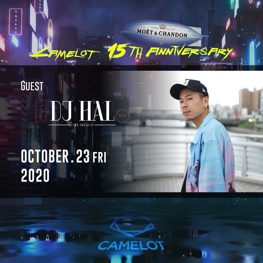 DJ HALのインスタグラム：「20201023 Next Friday @club_camelot」
