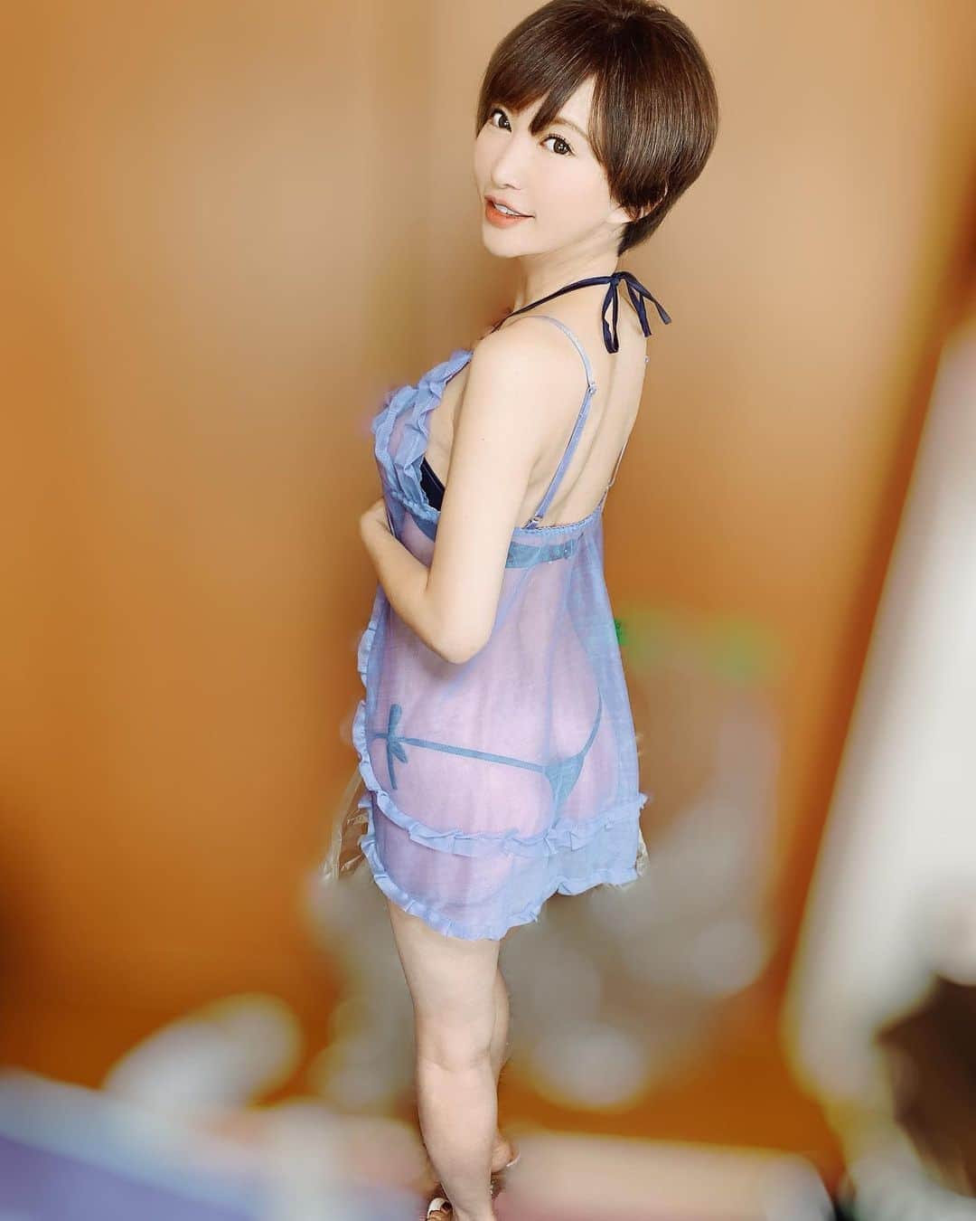 里美ゆりあのインスタグラム：「透けてるの好き❤  #ランジェリー #lingerie #スケスケ #里美ゆりあ」