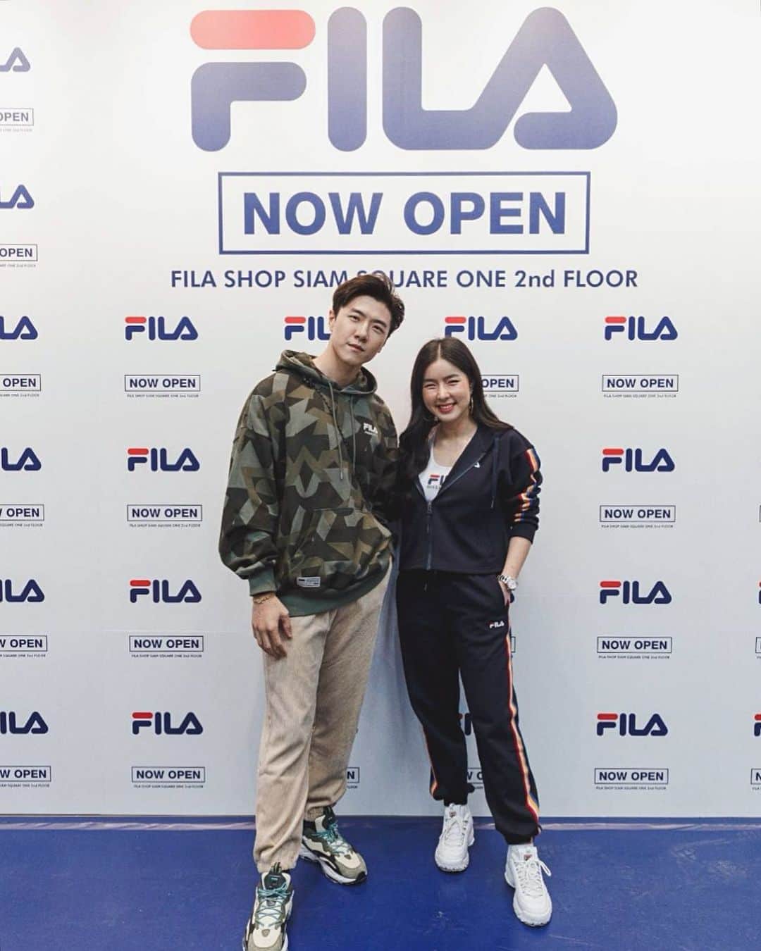 GYEON SEOのインスタグラム：「_* FILA THAILAND  . . Thank you @filathailand for  having us yesterday 🥳 you can now shop and experience new FILA store at siam square one  #filathailand」