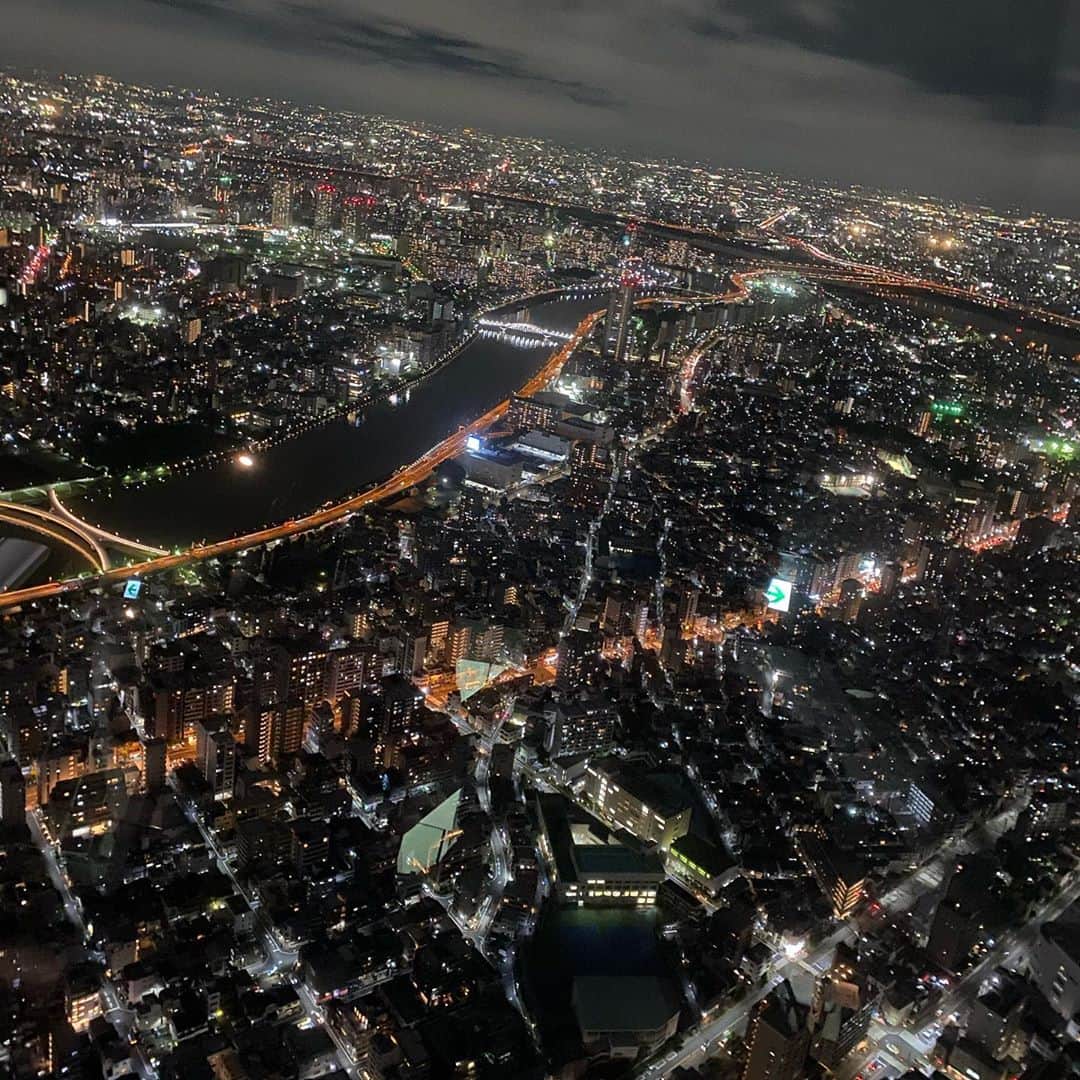 林茜実里さんのインスタグラム写真 - (林茜実里Instagram)「目が癒されました🥺  #東京スカイツリー #夜景」10月16日 19時10分 - amirihayashi_pimms