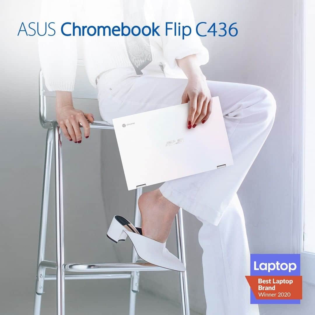 ASUSさんのインスタグラム写真 - (ASUSInstagram)「We are truly honored to be named best laptop brand of 2020 by Laptop Mag! #ChromeBook Flip C436 joins the fold in being recognized for its beautiful design and product value.」10月16日 19時56分 - asus