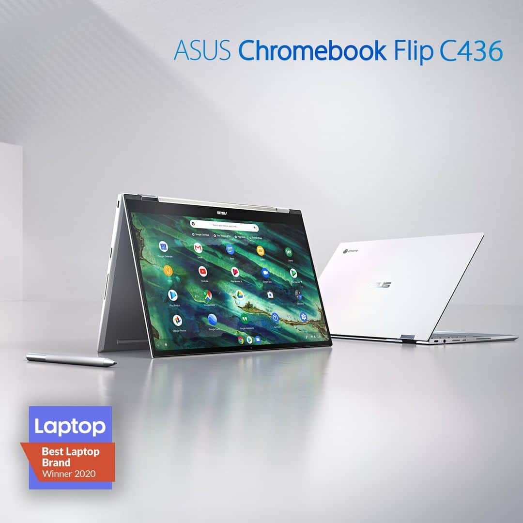 ASUSさんのインスタグラム写真 - (ASUSInstagram)「We are truly honored to be named best laptop brand of 2020 by Laptop Mag! #ChromeBook Flip C436 joins the fold in being recognized for its beautiful design and product value.」10月16日 19時56分 - asus
