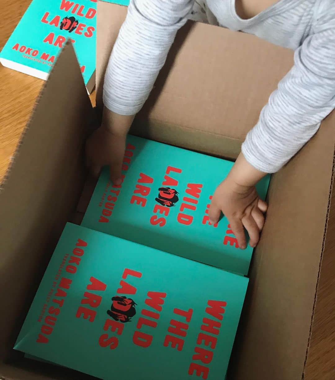 松田青子のインスタグラム：「Look who has arrived today🤩🤩🤩 #wherethewildladiesare #softskullpress」