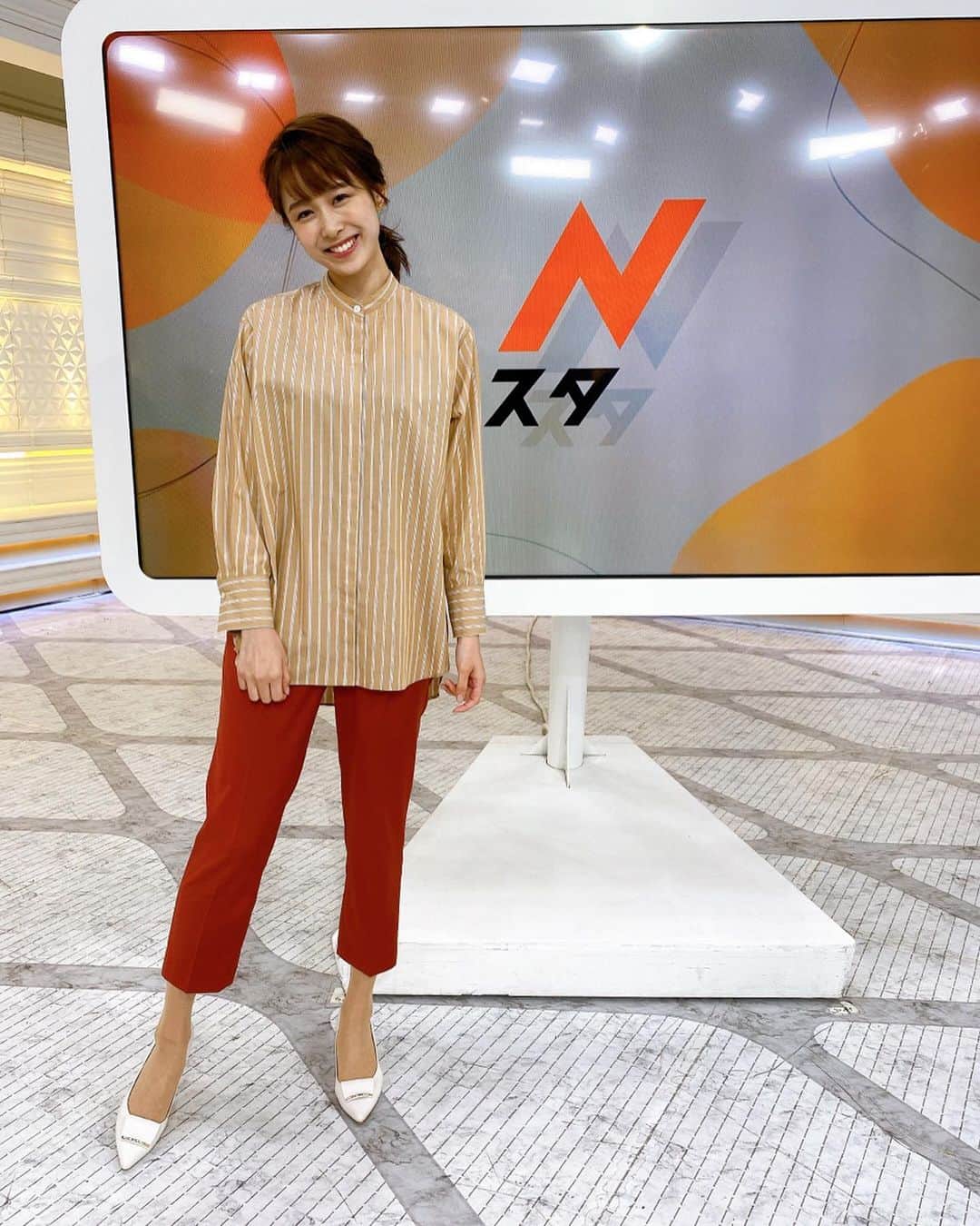 TBS「Nスタ」さんのインスタグラム写真 - (TBS「Nスタ」Instagram)「【 Ami Yoshihara One Week Fashion】  こちらは良原アナの今週の衣装です😊  《スタイリストさんからのポイント👗》 今週はエレガントさとスタイリッシュなコーディネートをバランスよく入れました！✨ 秋になってきたのでカラーもあたたかめを選びました🍁  明日、東京では11月並みの寒さになる見込みです… 暖かくしてよい週末をお過ごしください！🧥🍃  #良原安美　　#Nスタ　#ニュース　#tbs #アナコーデ　 #ファッション　#ootd　#秋のコーディネート #秋のコーディネート#コーディネート  #今日のコーデ #きょコ  #ヘアスタイル #ヘアメイク」10月16日 20時06分 - nst_tbs