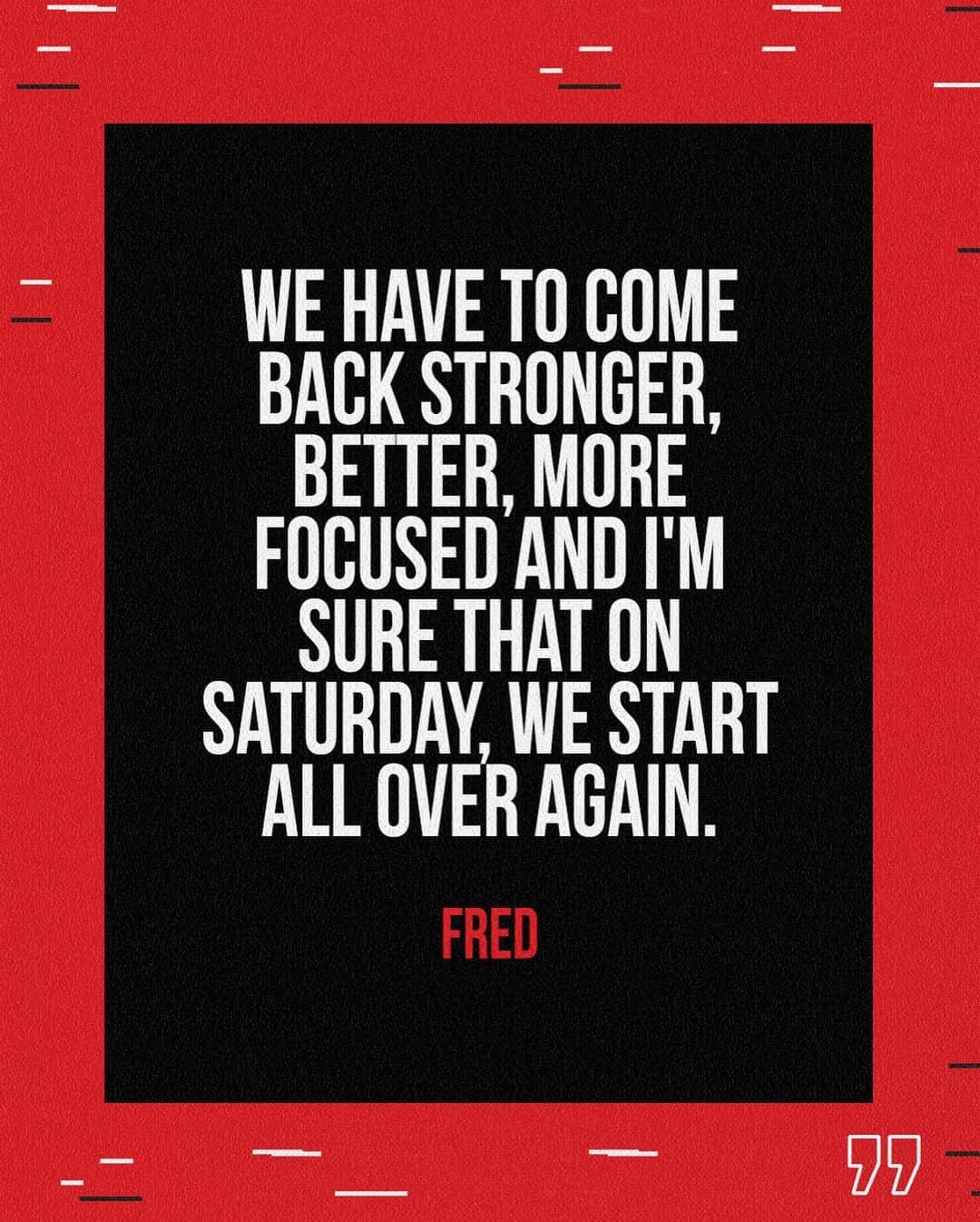 マンチェスター・ユナイテッドさんのインスタグラム写真 - (マンチェスター・ユナイテッドInstagram)「🔴 Full focus on a busy run of fixtures for the Reds 😤 #MUFC #Fred」10月16日 20時38分 - manchesterunited