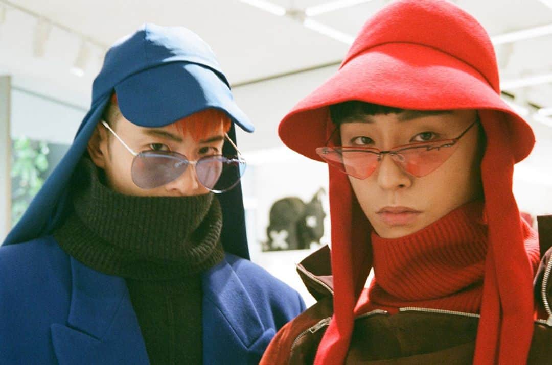Noah（ノア）のインスタグラム：「TaikiNoah x @kenzo   ファッションウィーク気分を求めて @parco_shibuya_official へ #TaikiNoah#Kenzo #Parco#Shibuya ❤️💙」