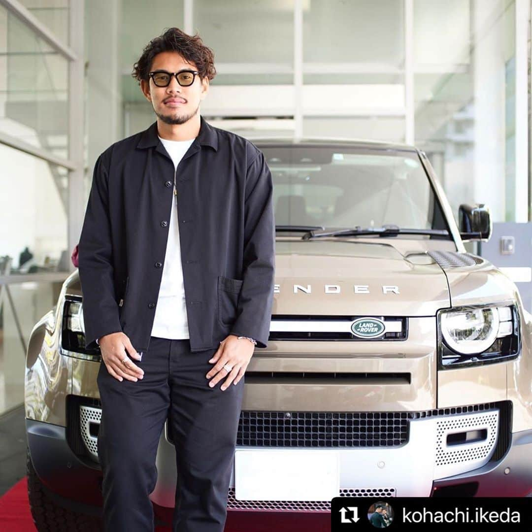 山中亮平さんのインスタグラム写真 - (山中亮平Instagram)「ありがとうございました🙆‍♂️🙏  #Repost @kohachi.ikeda with @make_repost ・・・ #landroverfamily   New machine. 似合い過ぎ、カッコ良すぎでしょ😎  @yamanaka10  & #defender  #ゴンドワナストーン   @hakkocargroup @jaguar.landrover.naniwa   #ラグビー日本代表 #山中亮平 #神戸製鋼コベルコスティーラーズ」10月31日 15時08分 - yamanaka10