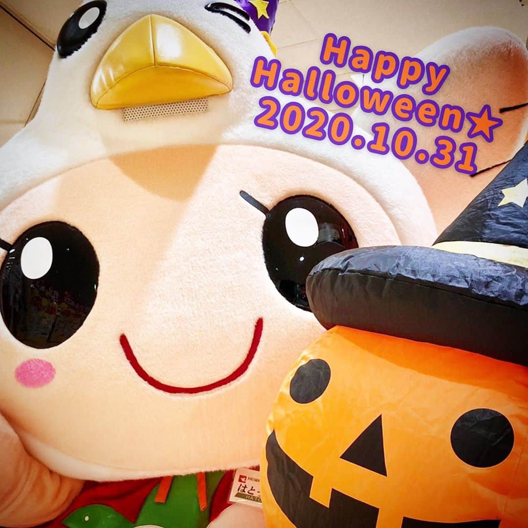 平和堂イメージキャラクター「はとっぴー」さんのインスタグラム写真 - (平和堂イメージキャラクター「はとっぴー」Instagram)「🎃👻🍭🍬🧙‍♀️✨🕊🕊  #HappyHalloween ！  今日は#10月31日  すっかり日本でも定着した#ハロウィン。  ハロウィンといえば お化けの仮装のイメージですが、 本来は厄払いや秋の収穫を祝うお祭りとされています。  今年、#はとっぴー はコロナで 皆さんとお会いする機会も減ってしまいましたが  これからまたお店でより多くの 皆さんにお会いできるよう 祈りをこめてハロウィンをお祝いします★  皆さんも素敵なハロウィンを お過ごしください🎃🥂✨🕊🕊   ★★★★★★★★★★★★★★★★  10月31日(土) まで #はとっぴーハロウィン2020 #インスタグラムキャンペーン 開催♪🎃👻  当アカウントをフォローいただき #ハロウィンカラー の素敵な写真を #はとっぴーハロウィン2020 をつけてインスタグラム に投稿してね♪  お菓子セット等素敵なプレゼントが抽選でプレゼント🎁 詳しくはプロフィール欄リンク先をチェック！  ★★★★★★★★★★★★★★★★  #平和堂イメージキャラクター#はとっぴー　 #ハロウィンパーティー #おうちハロウィン #ハロウィンパーティー #ハロウィン#halloween  #平和堂#イメージキャラクター #はとっぴー  #アルプラザ#フレンドマート #アルプラフーズマーケット#エール #らぶきっず#滋賀ママ#京都ママ #大阪ママ#兵庫ママ#福井ママ #石川ママ#富山ママ#愛知ママ#岐阜ママ」10月31日 16時09分 - hatoppy