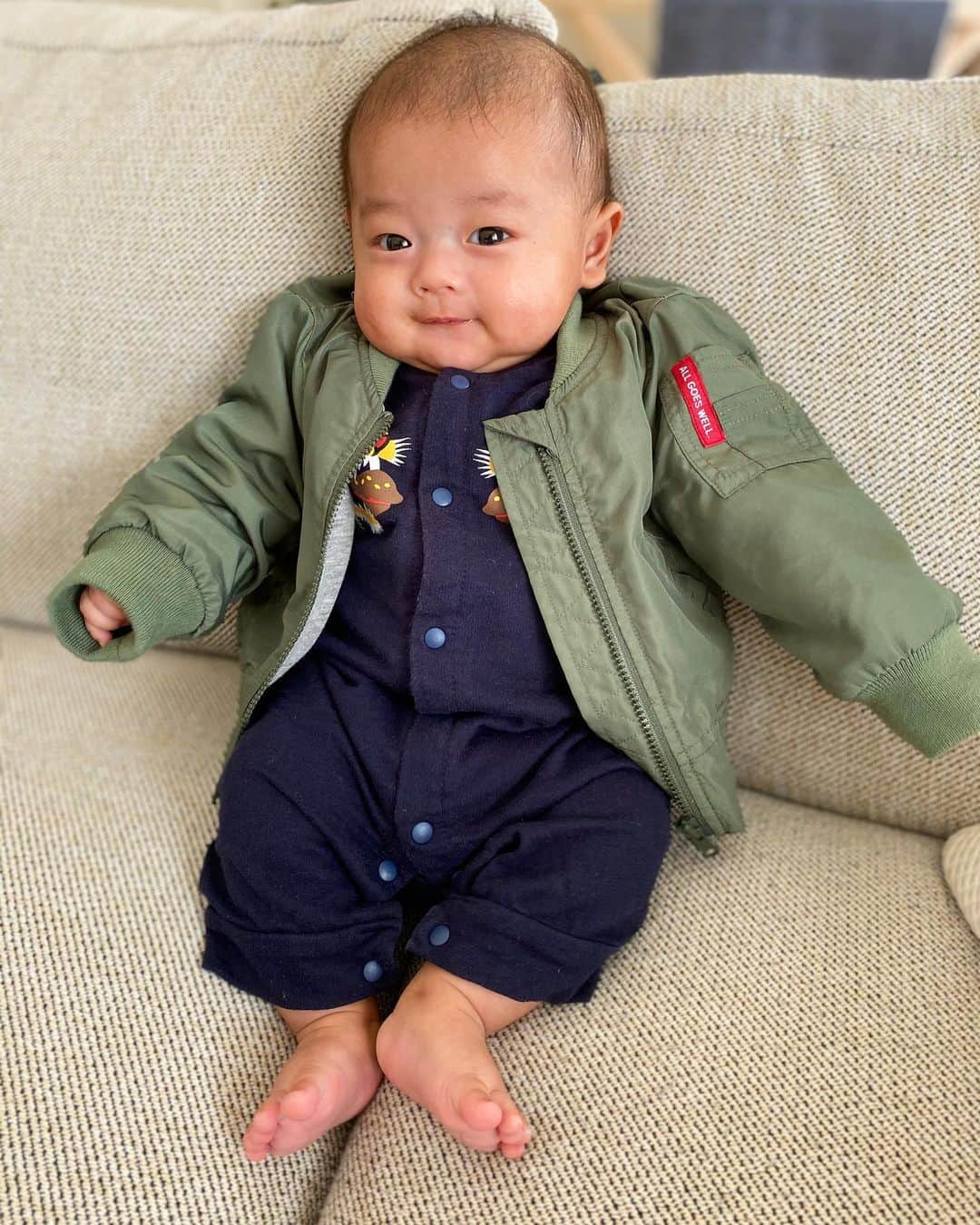 あゆさんのインスタグラム写真 あゆinstagram 琳ちゃんコーデ Ma 1むっちゃかわいい 生後2ヶ月 琳太朗 むちむちベビー 赤ちゃんのいる生活 冬服コーデ ベビー服 コーデ 10月31日 8時28分 Ayu