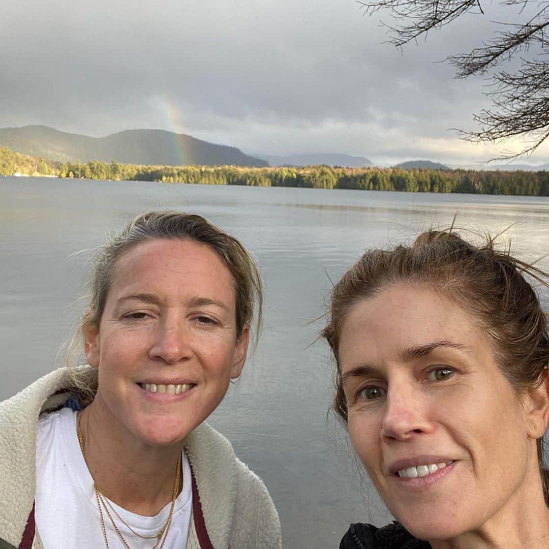 グッチ・ウェストマンさんのインスタグラム写真 - (グッチ・ウェストマンInstagram)「At the end of our 6 mile hike we saw the most spectacular rainbow! #lakeplacid @ashleybrokaw」10月31日 9時43分 - gucciwestman