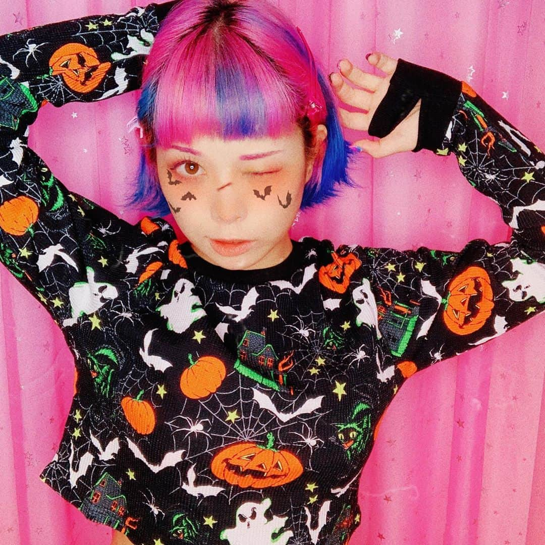 紅林大空さんのインスタグラム写真 - (紅林大空Instagram)「🎃🔥👆 #happyhalloween #kawaiihalloween #halloweenfashion #harajukufashion #kawaiifashion #dollskill #ハロウィンコーデ #ハロウィン🎃👻 @dollskill」10月31日 10時23分 - kurebayashiii