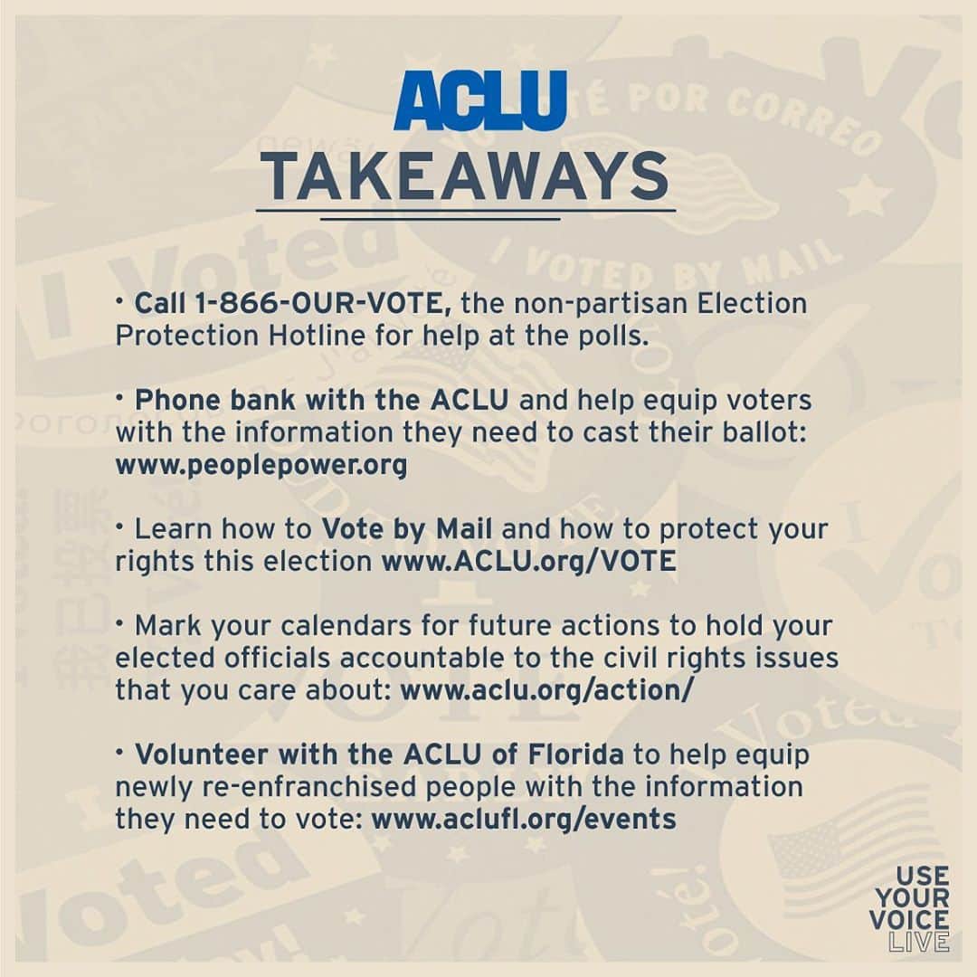 Levi’sさんのインスタグラム写真 - (Levi’sInstagram)「Takeaways from our #UseYourVoice LIVE with The ACLU’s Danielle Silber, Lewis Conway and Zara Haq. #VoteAboutIt」10月31日 10時24分 - levis