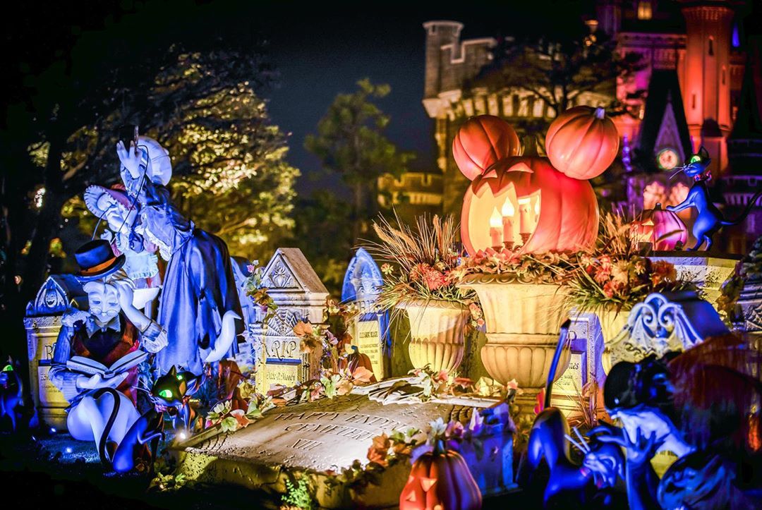 Kahoさんのインスタグラム写真 - (KahoInstagram)「. . Happy Halloween 🎃 👻. . . ハロウィンの夜、おばけちゃんたちは. どんなふうに楽しんでるのかな🤔✨. . .  #disneyland #tokyodisneyresort #tdr #tdl #disneygram #instadisney#disneyparks #disneyfan #disneyphoto #disneypic  #Disneyside #Disneylove #tokyodisneyland #disneylandtokyo #disneylover #tokyodisneyland#disneyphotography #japan #japan_of_insta #japan_day _view #disneylandtokyo #disneylandjapan #halloween #disneyhalloween #cinderella##japan_daytime_view  #東京ディズニーリゾート #東京ディズニーランド #ディズニー #ディズニー風景#ディズニーハロウィン」10月31日 10時26分 - kah05disney