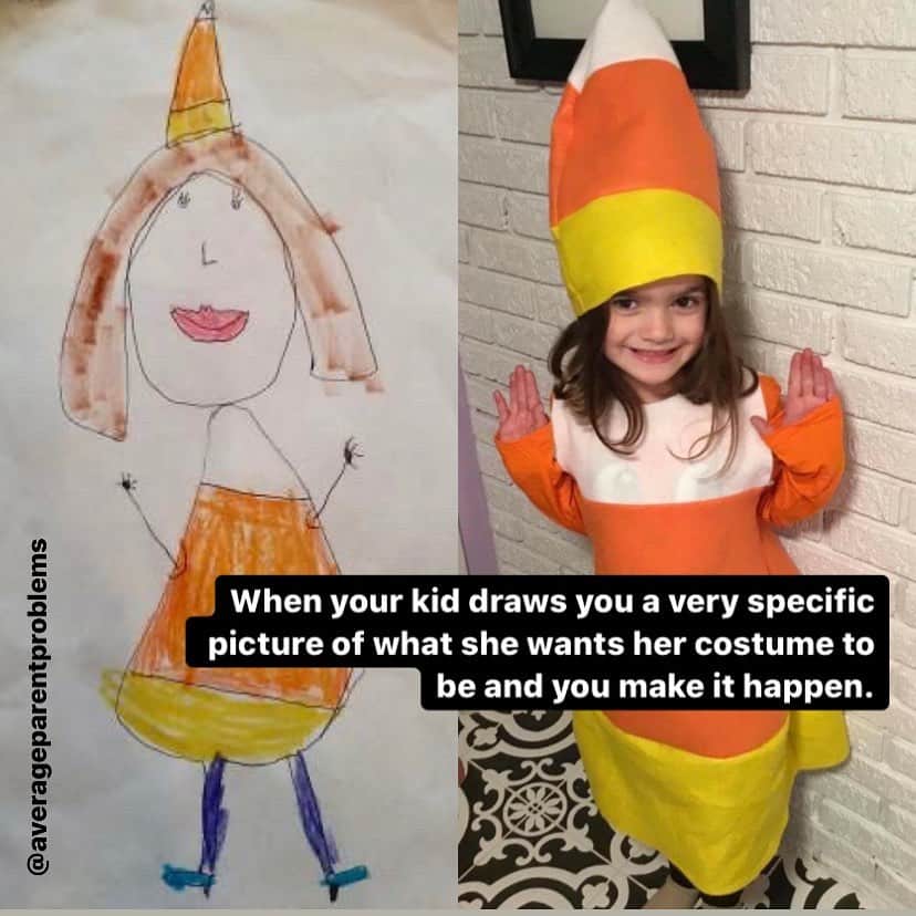 Average Parent Problemsのインスタグラム：「This mom is the hero we need right now. #mommyshortshalloween Photos: @kmdayton」