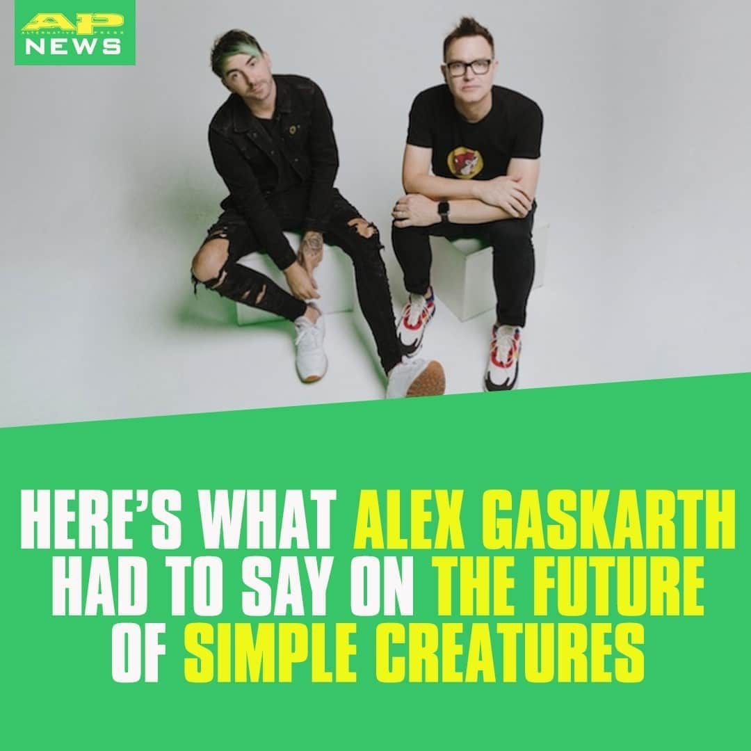 Alternative Pressさんのインスタグラム写真 - (Alternative PressInstagram)「@AlexGaskarth just revealed whether or not @simplecreatures plan to release new music in the future⁠ LINK IN BIO⁠ .⁠ .⁠ .⁠ #alexgaskarth #simplecreatures #markhoppus #altpress #alternativepress」10月31日 11時01分 - altpress