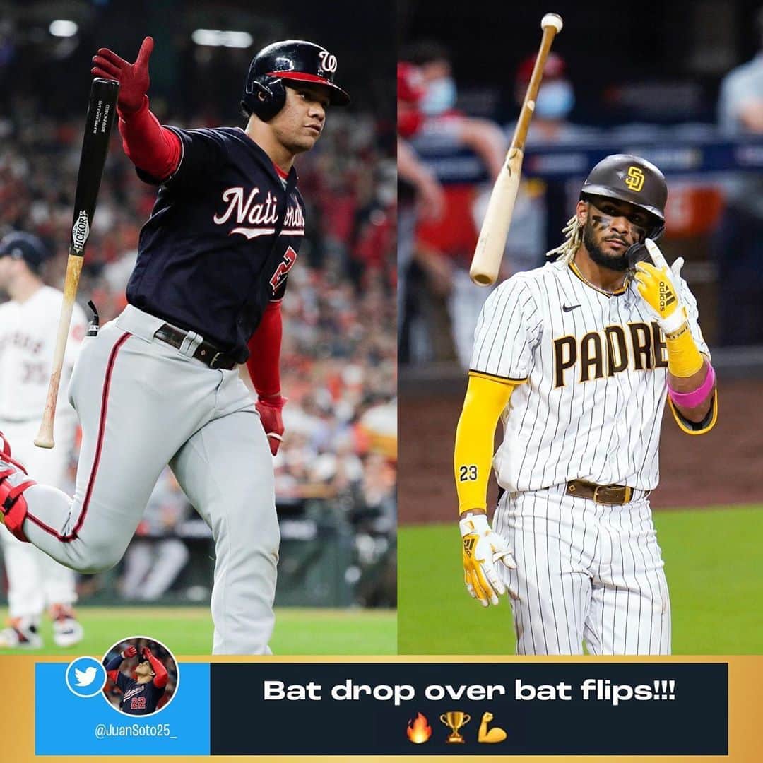 MLBさんのインスタグラム写真 - (MLBInstagram)「Are you team bat drop or bat flip?!」10月31日 11時11分 - mlb