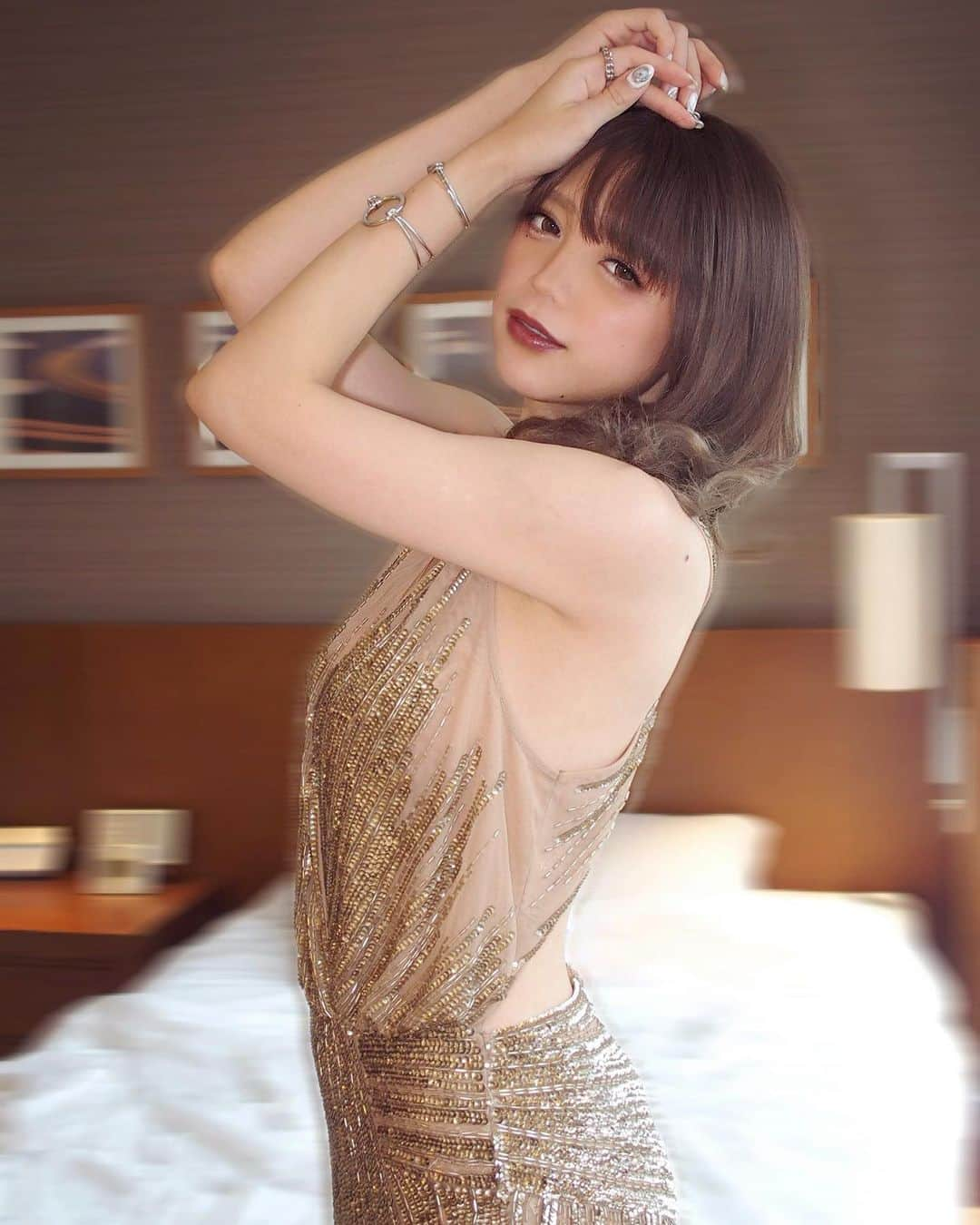 橘咲良さんのインスタグラム写真 - (橘咲良Instagram)「✨👗✨💎✨ #プルクラ #portrait  #京王プラザホテル #新宿  #elisabettafranchi  #エリザベッタフランキ  #dressup #nudie #seethrough  #キングラビッツ #橘咲良だぞ」10月31日 16時38分 - tachibanasakuradazo