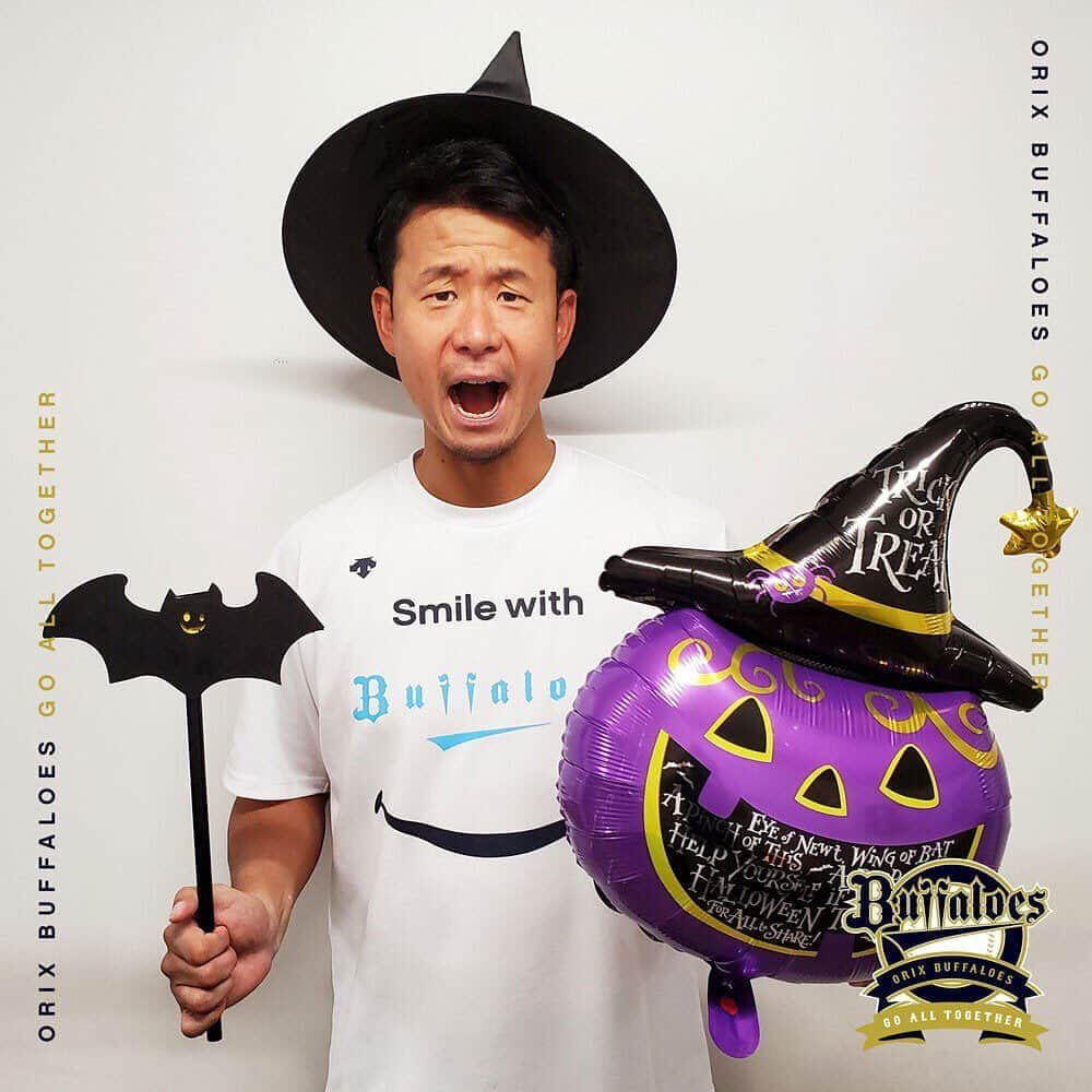 オリックス・バファローズさんのインスタグラム写真 - (オリックス・バファローズInstagram)「#ハッピーハロウィン #HAPPYHALLOWEEN #オリックオアオリート #🎃 #安達了一 #松井佑介 #山崎福也 #漆原大晟 #吉田一将 #太田椋 #宜保翔 #西浦颯大 #Bs2020 #buffaloes #baseball #ORIX #プロ野球」10月31日 11時39分 - orix_buffaloes