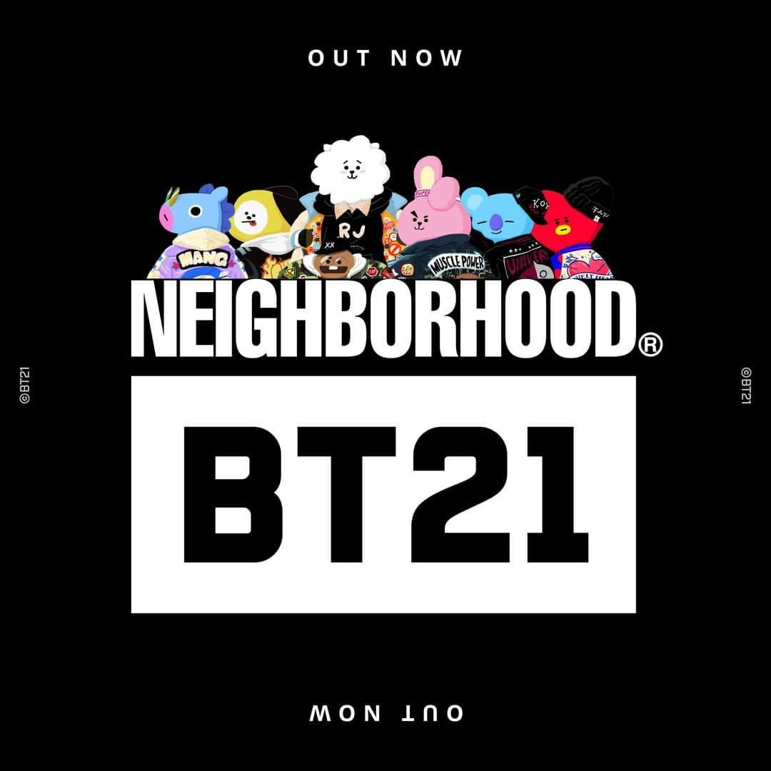 BT21 Stars of tomorrow, UNIVERSTAR!さんのインスタグラム写真 - (BT21 Stars of tomorrow, UNIVERSTAR!Instagram)「NEIGHBORHOOD X BT21 SAVANT / SAVAGE COLLECTION ​ OUT NOW ​ WWW.BT21CLUB.COM ​ #BT21 #NEIGHBORHOOD #BT21club」10月31日 12時00分 - bt21_official