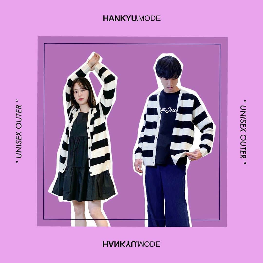 のインスタグラム：「HANKYU.MODE GENDERLESS OUTER At 3F MODE 詳しくはプロフィールURLをチェック！ #Hankyu #HANKYUMODE #umedahankyu #阪急うめだ本店 #うめだ阪急 #阪急百貨店 #osaka #umeda #mode #marcjacobs #マークジェイコブス #genderless #outer #ジェンダーレスアウター #カーディガン #ジェンダーレスファッション #ユニセックス #ユニセックスファッション」