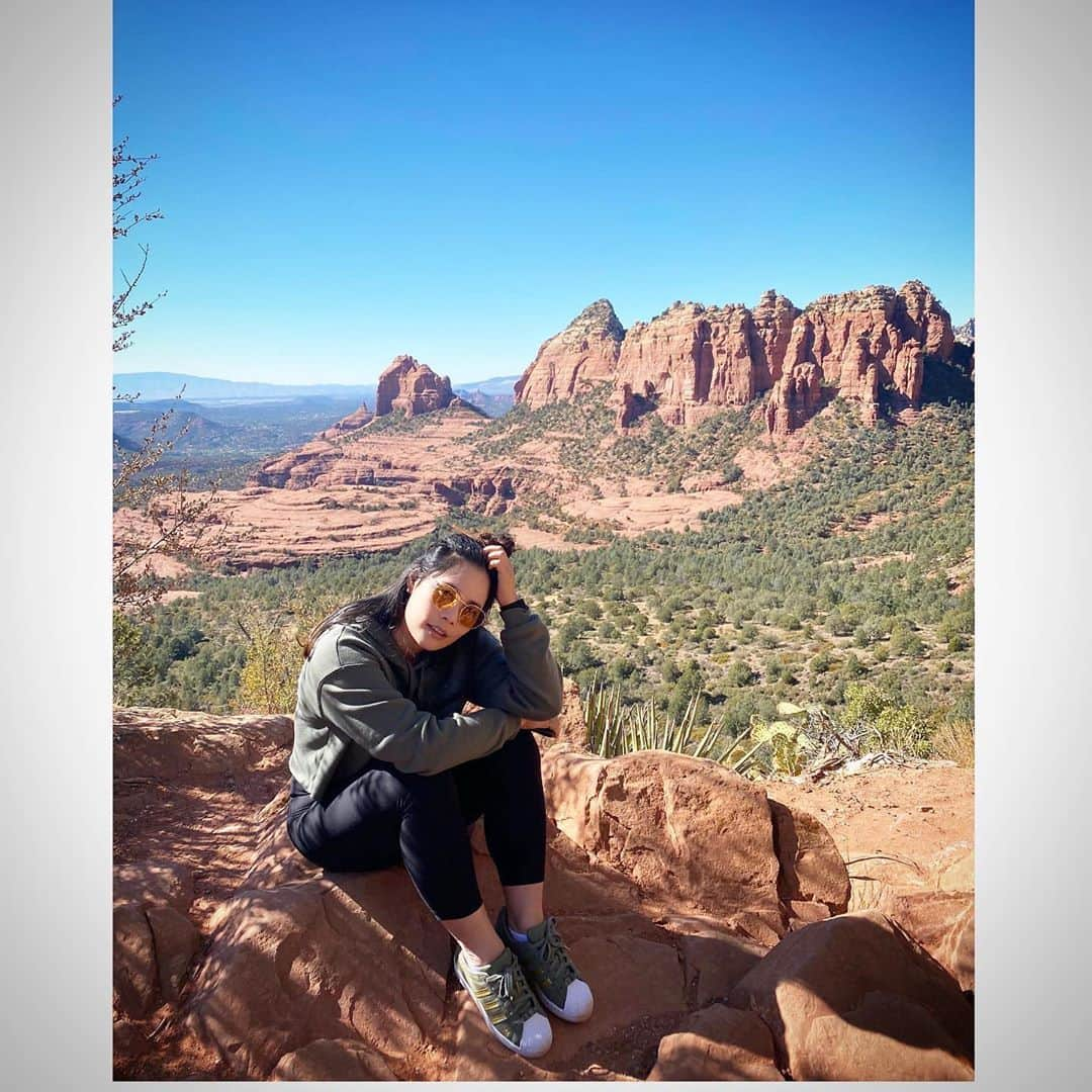 モリヤ・ジュタヌガーンさんのインスタグラム写真 - (モリヤ・ジュタヌガーンInstagram)「In LOVE❤️ #nature #Sedona #momoriya」10月31日 12時11分 - mo_moriya