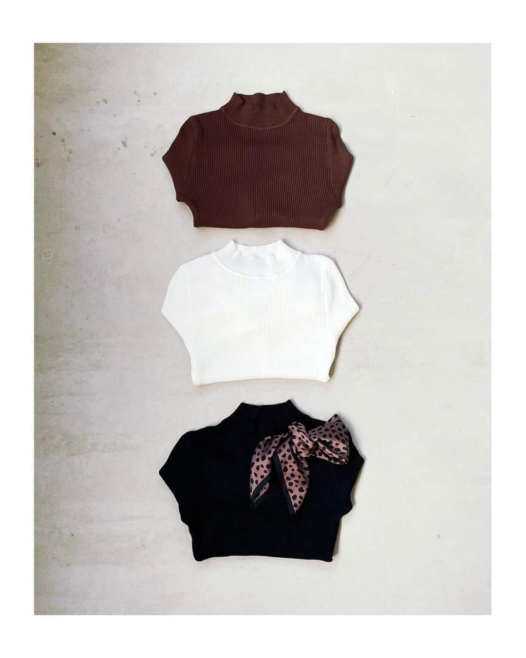 のインスタグラム：「#RECOMMEND #ECLIN . ✔︎《EASY》コンパクトハイネックリブニット 販売中 . ONLINE STOREはTOPのURLよりご確認頂けます。」