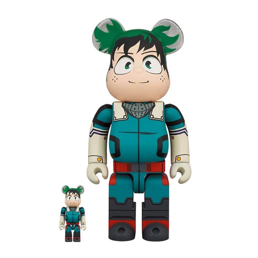 HYPEBEASTさんのインスタグラム写真 - (HYPEBEASTInstagram)「#hypeAF: @medicom_toy is back with a pair of ‘My Hero Academia’ BE@RBRICKS. Arriving in both 100% and 400% sizes, the new figurine takes the shape of Izuku Midoriya and Toshinori Yagi, aka All Might, with each bear boasting the bold hues that make up the superheroes’ costumes. Look for them to arrive sometime in November for approximately $115 USD per set.⁠⠀ Photo: Medicom Toy」10月31日 12時31分 - hypebeast