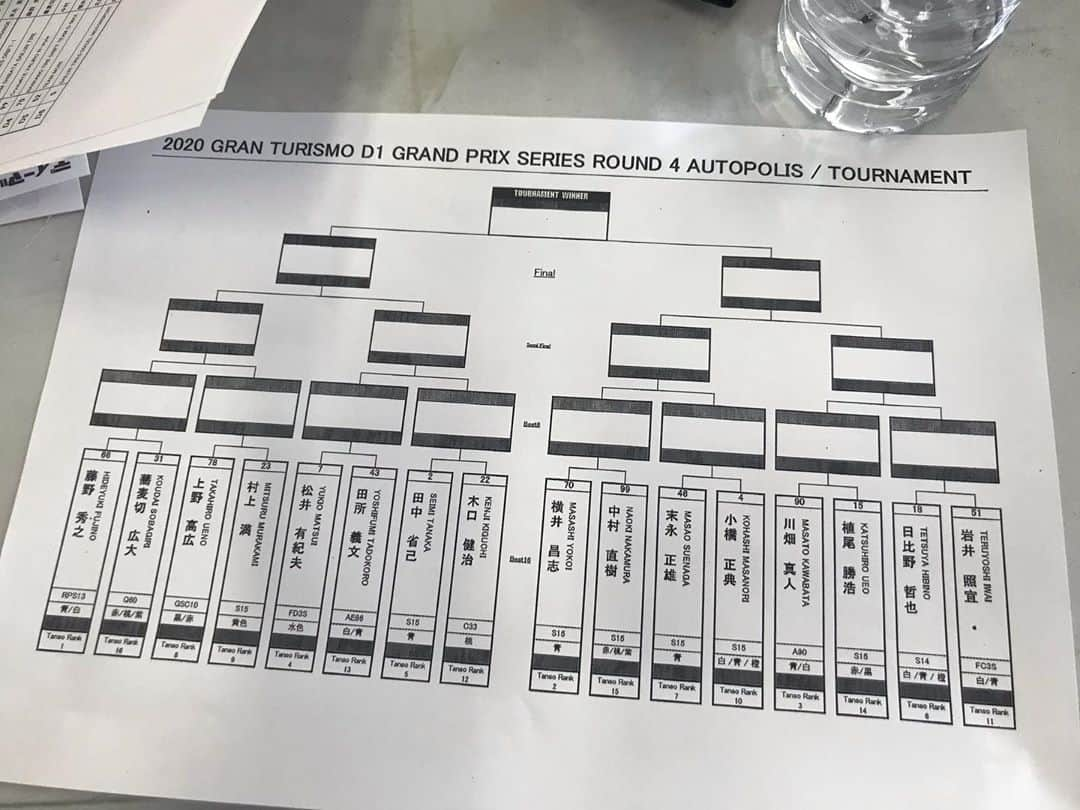 横井昌志さんのインスタグラム写真 - (横井昌志Instagram)「本日のトーナメント表になります〜😊🤙」10月31日 14時03分 - mcrfactory