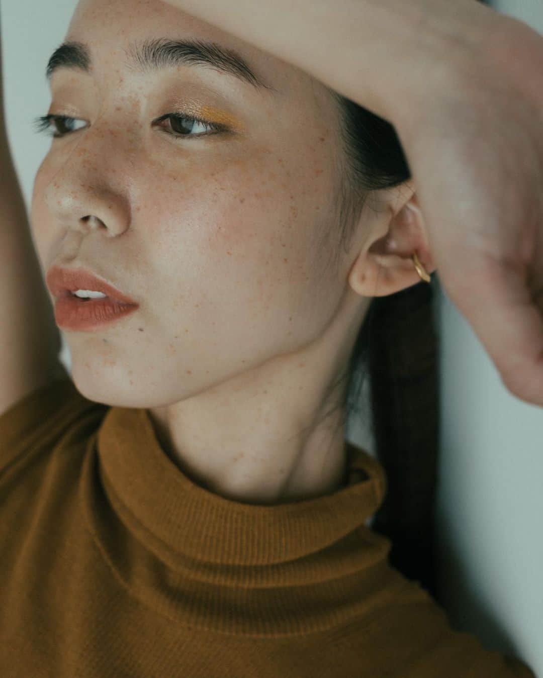 鈴木愛のインスタグラム：「freckles make up」