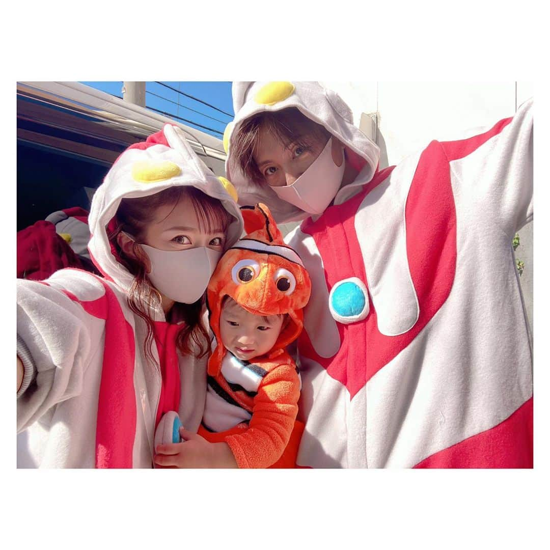 辻希美さんのインスタグラム写真 - (辻希美Instagram)「ウルトラマンとニモ🎃💕  #ハロウィン #Halloween #🎃💕 #仮装 #ウルトラマン #幸空ニモさん #😍💕」10月31日 14時22分 - tsujinozomi_official