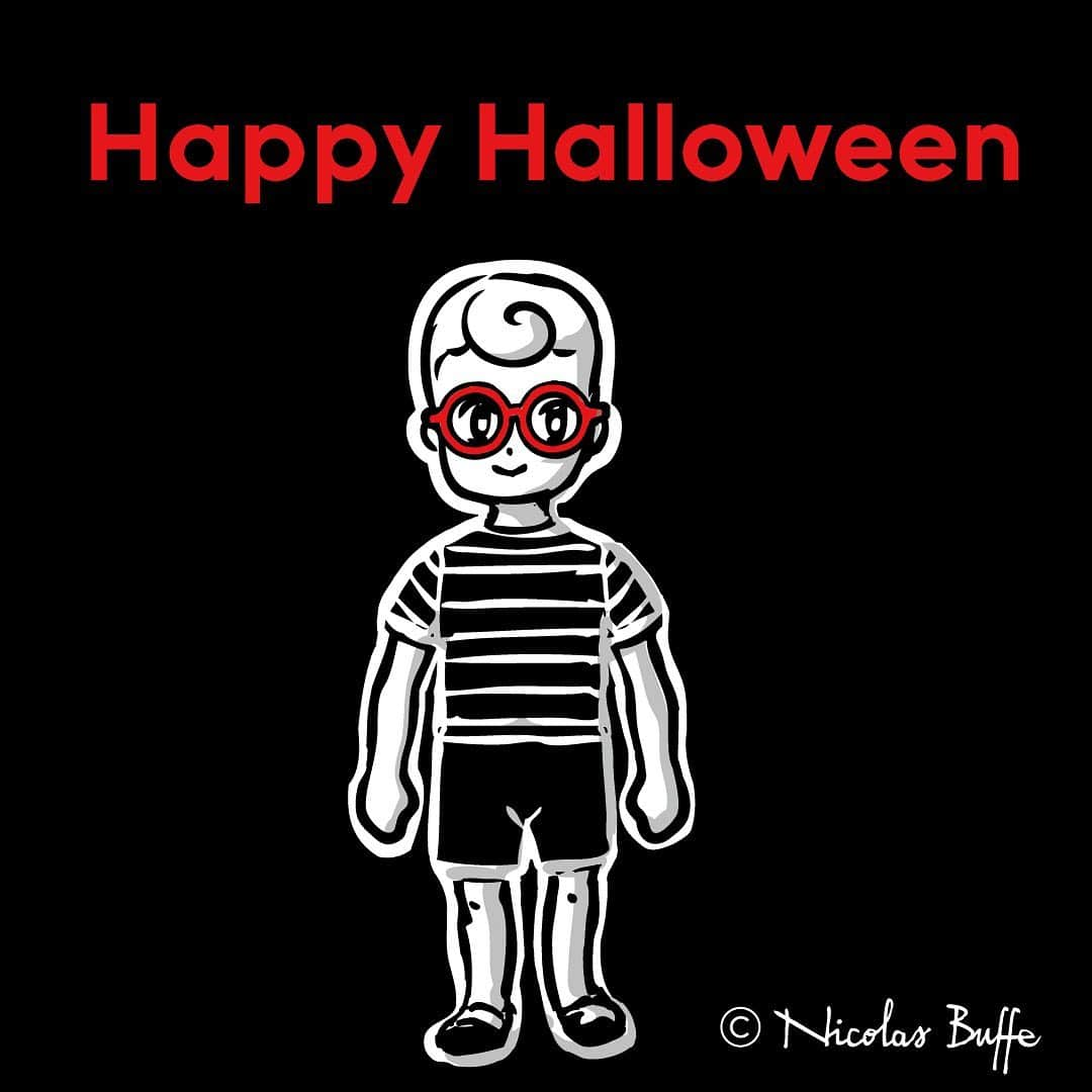 JINS公式さんのインスタグラム写真 - (JINS公式Instagram)「Happy Halloween!!  arts @nicolas_buffe  https://nicolasbuffe.com/  #jins #jins_global#jins20fw#eyewear #glasses #optical #ジンズ #メガネ #めがね #眼鏡 #JINSメガネ #ジンズメガネ #👓#メガネ好き #眼鏡好き#アイウェア #eyeglasses #メガネ女子#めがね男子#メガネコーデ#🕶#秋コーデ#nicolasbuffe#ハロウィン#ニコラビュフ#halloween#ART#アート#art」10月31日 14時43分 - jins_japan