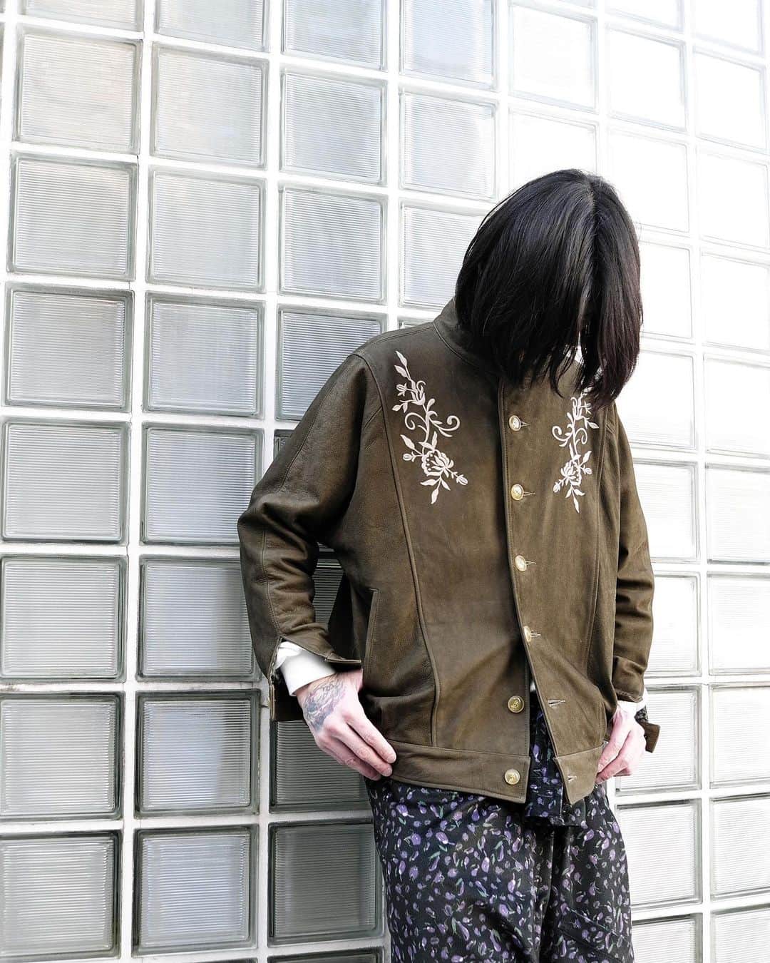 s*s様 Varde77 / NUBUCK LEATHER EMBROIDERE