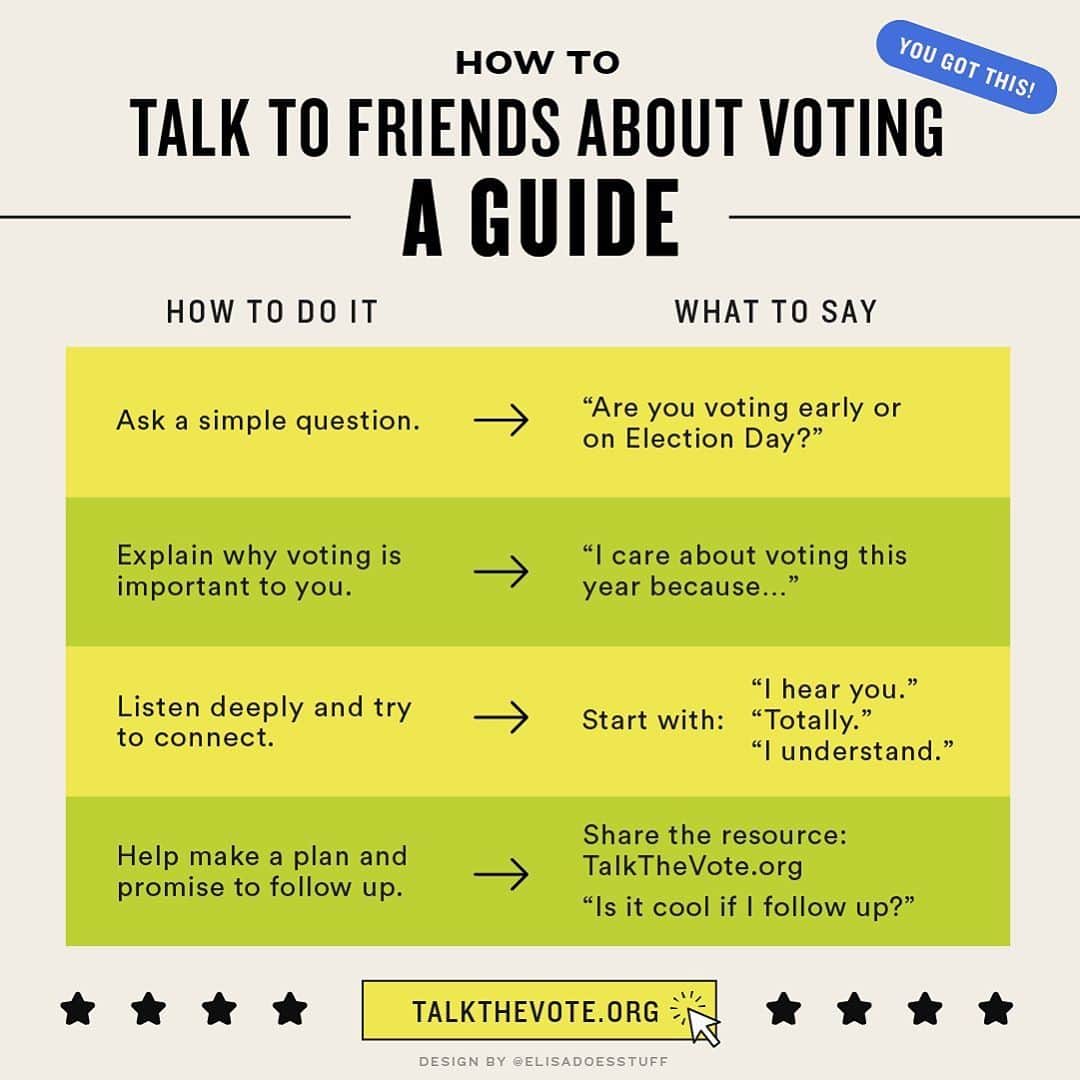 ケヴィン・マクヘイルさんのインスタグラム写真 - (ケヴィン・マクヘイルInstagram)「No campaign can reach everyone – and you may be the ONLY person who can reach friends or family about the importance of voting in THIS election season. Tell them why it matters. Help them figure out a plan to vote. #TalkTheVote (link in bio)」10月17日 7時19分 - kevinmchale