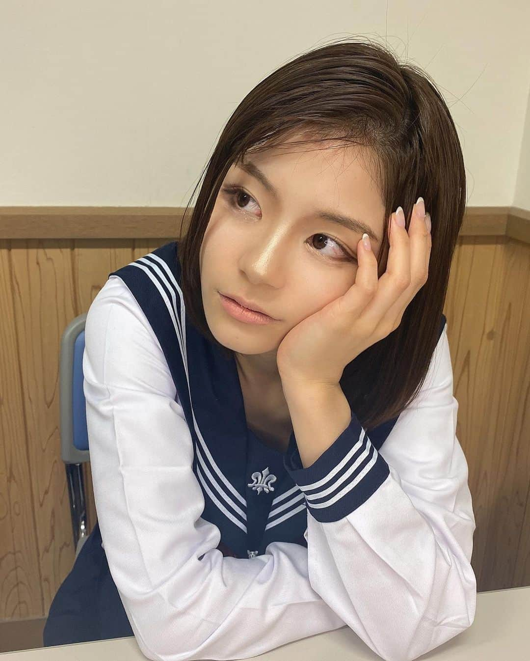 清司麗菜さんのインスタグラム写真 - (清司麗菜Instagram)「現実にはあんまりいないタイプのJKになりました✌︎✌︎ . #こんなはずじゃなかった　😂」10月16日 22時38分 - seiji_0007