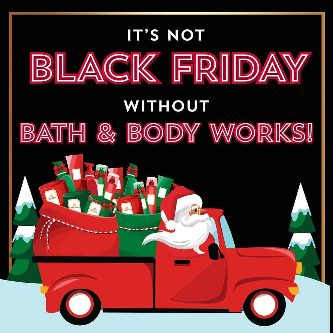 Bath & Body Worksさんのインスタグラム写真 - (Bath & Body WorksInstagram)「The countdown to Black Friday starts NOW! ⏳Swipe ➡ to get all the scoop on how this year will be better than EVER!」10月16日 23時02分 - bathandbodyworks