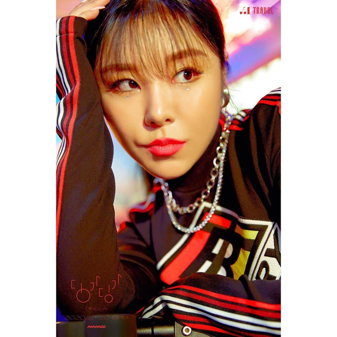 Mamamooさんのインスタグラム写真 - (MamamooInstagram)「. [#마마무] - 10th Mini Album [TRAVEL] - 🔸 PRE-RELEASE SOLO PHOTO 🔸 🔹 딩가딩가 (Dingga) 🔹 🔸 MOONBYUL WHEEIN 🔸 - 2020.10.20 6PM PRE-RELEASE✔ - 2020.11.03 6PM RELEASE✔ - #MAMAMOO #문별 #휘인 #TRAVEL #딩가딩가 #Dingga」10月17日 0時00分 - mamamoo_official