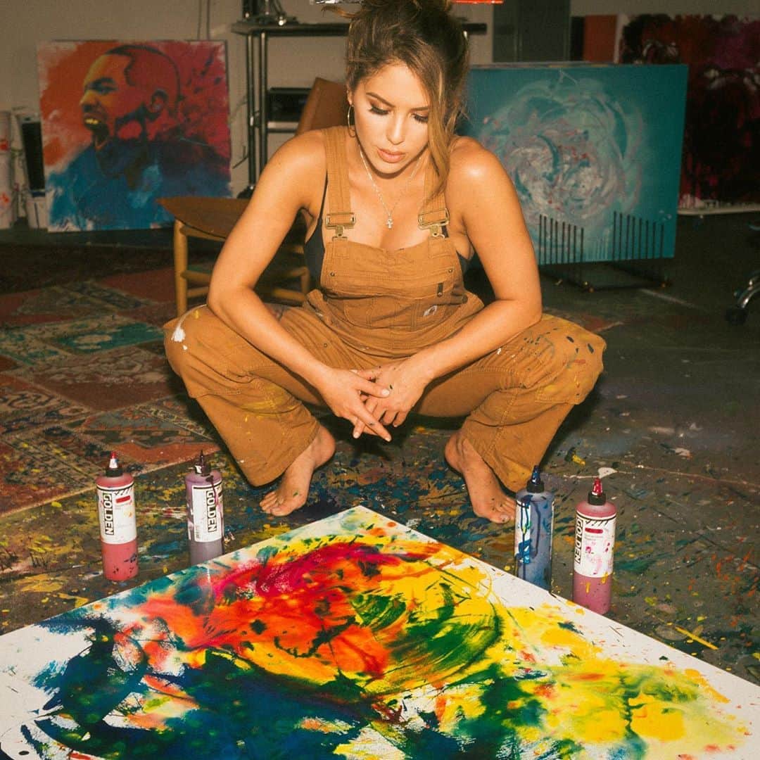 ブリトニー・パーマーさんのインスタグラム写真 - (ブリトニー・パーマーInstagram)「With fire in my soul and coolness in my eyes, I paint. @brittneypalmerart #brittneypalmerart #artiseverything #artwork #painter 📸 @josevaldezphoto」10月17日 0時55分 - brittneypalmer