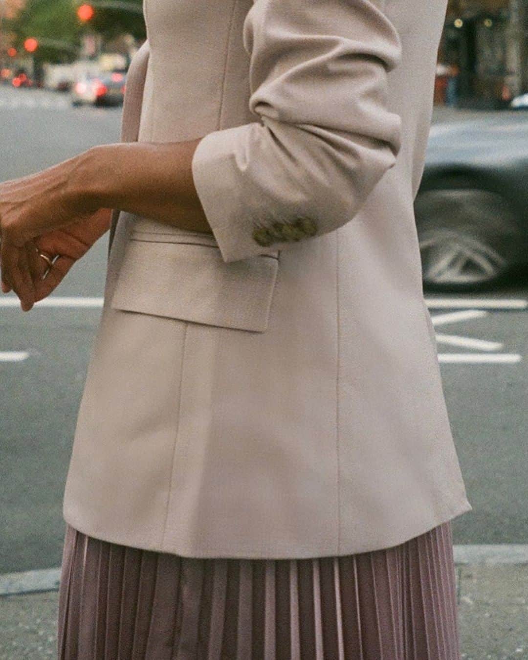 Club Monacoのインスタグラム：「Pairs well with pleats: The Borrem Blazer .」