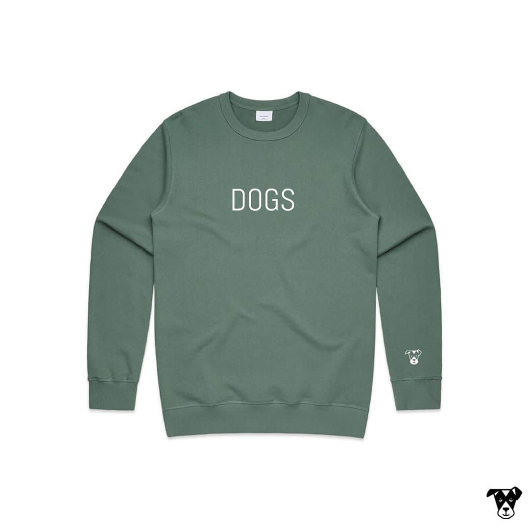 The Dogistさんのインスタグラム写真 - (The DogistInstagram)「The Limited Edition DOGS crewneck is here! It’s sage green, it’s designed by YOU, and it’s here just in time for Fall/Winter weather. It’s a limited run of 150 pieces, so get one of these puppies before they’re gone! Did we mention it says DOGS on the front? Shop now at the link in bio!」10月17日 1時00分 - thedogist