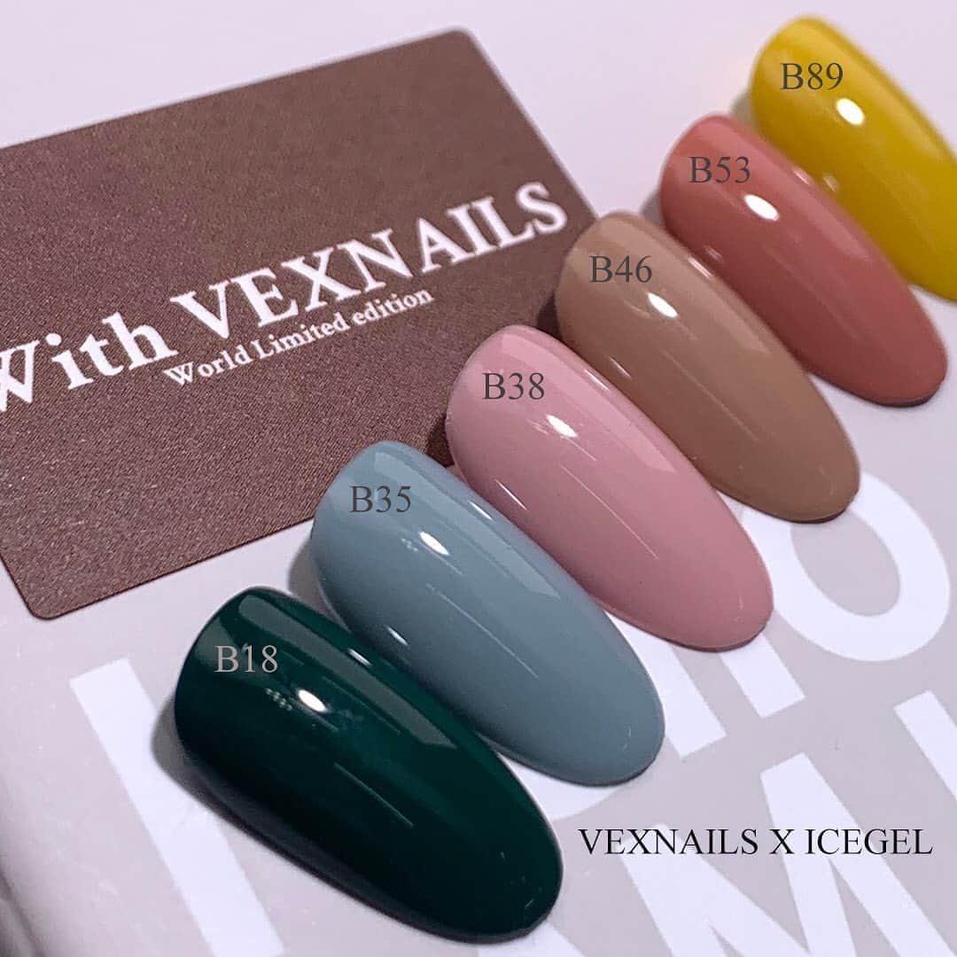 Icegel Nailさんのインスタグラム写真 - (Icegel NailInstagram)「ICEGEL X VEXNAILS  World Limited Edition  . Collaboration Colors with @vexnails  . Grand Launching 10/19 🥺 . Get the most trendy collaboration colors ❤️ .  ⭐️EXCITING NEWS⭐️ On 10/19 I’ll be launching my very own collection of 6 gel colors with @icegelnail @icegel_global ✨This is such a dream come true for me as I’ve always wanted to get into product development!   This range of colors is the perfect mix of muted pastels as well as two jewel tones that will serve you in all of your fall design needs. One coat full coverage, self leveling, and not to mention that all of these shades complement one another so well for mix n’ match manis!  . #nails #nail #nailart #nailpolish #nailswag #nailstagram #naildesign #nailsart #nailsoftheday #nailporn #nailsalon #nailartist #collaboration #edition#スターギャラクシーネイル #セルフネイル#ネイルアートデザイン#ネイルアーティスト#デザイン#ファッション#ネイルアート#ネイルサロン#スターギャラクシーネイル#Маникюр #Федикюре #Дизайнплитки」10月17日 1時15分 - icegelnail
