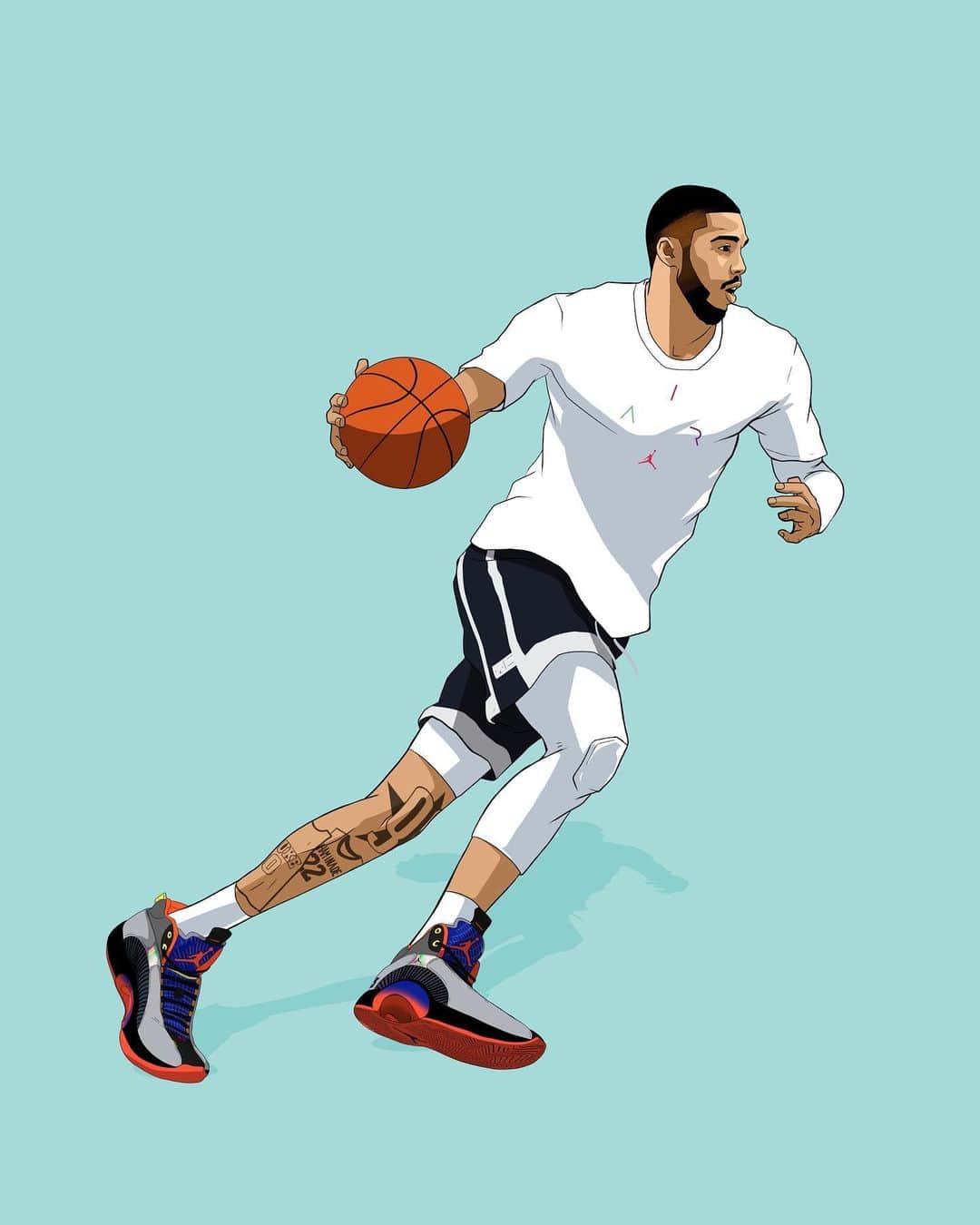 Jordanのインスタグラム：「Ready to fly. Take your game to a whole new level in the #AirJordan XXXV ‘Center of Gravity’ — dropping 10.17.  Get notified at the link in our bio.」