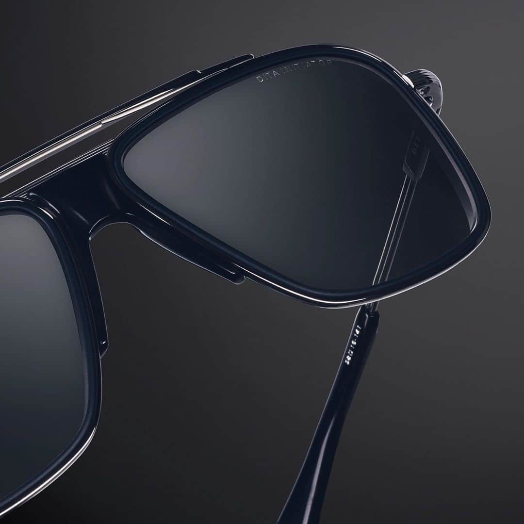 ディタのインスタグラム：「Luxurious finishing and intricate details converge for electrifying results. A feat of engineering, INITIATOR’s dual tone titanium construction does more than turn heads. #DITA #DITAeyewear #DITAinitiator #DITAsunglasses」