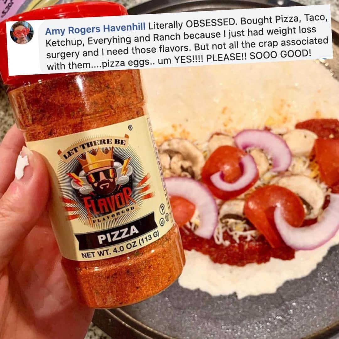 Flavorgod Seasoningsさんのインスタグラム写真 - (Flavorgod SeasoningsInstagram)「#FLAVORGOD REVIEW!! ⁠ -⁠ Build Your Own Bundle Now!!⁠ Click the link in my bio @flavorgod ✅www.flavorgod.com⁠ -⁠ Review by Amy Rogers Havenhill Thank you so much!⁠ Photo by @weightwatcher_ken⁠ -⁠ FREE SHIPPING on ALL orders of $50.00+ in the US!⁠ -⁠ Flavor God Seasonings are:⁠ 💥 Zero Calories per Serving ⁠ 🙌 0 Sugar per Serving⁠ 🔥 KETO & PALEO⁠ 🌱 GLUTEN FREE & KOSHER⁠ ☀️ VEGAN-FRIENDLY ⁠ 🌊 Low salt⁠ ⚡️ NO MSG⁠ 🚫 NO SOY⁠ 🥛 DAIRY FREE *except Ranch ⁠ 🌿 All Natural & Made Fresh⁠ ⏰ Shelf life is 24 months⁠ -⁠ -⁠ #food #foodie #flavorgod #seasonings #glutenfree #mealprep  #keto #paleo #vegan #kosher #breakfast #lunch #dinner #yummy #delicious #foodporn」10月17日 3時02分 - flavorgod