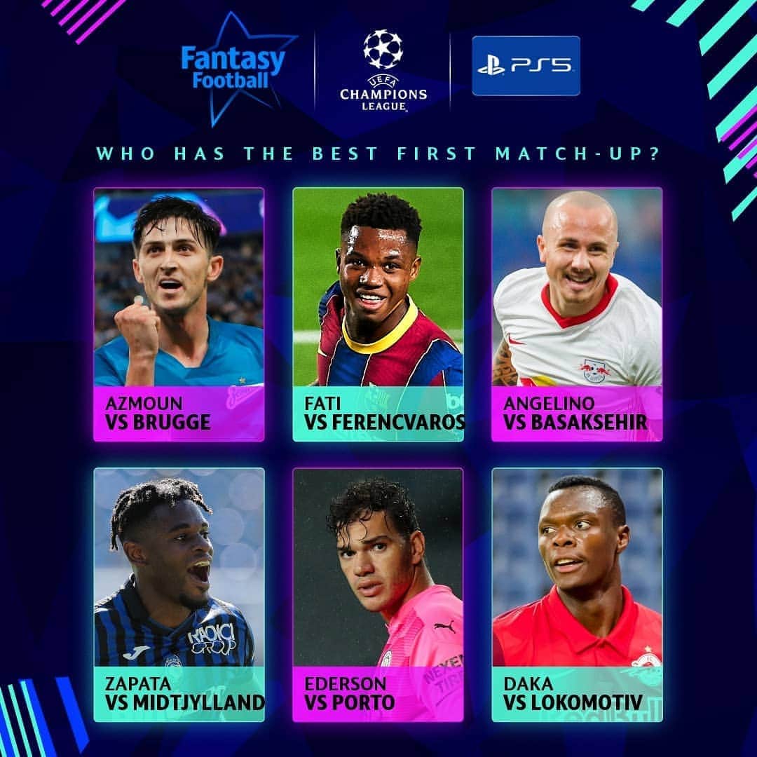 UEFAチャンピオンズリーグさんのインスタグラム写真 - (UEFAチャンピオンズリーグInstagram)「Which of these guys has the best fantasy match-up next week? 🤔  #UCLfantasy」10月17日 3時12分 - championsleague