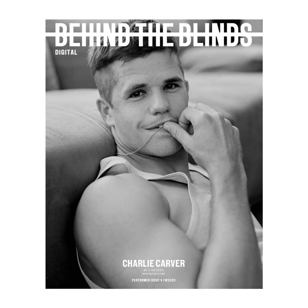 チャーリー・カーバーさんのインスタグラム写真 - (チャーリー・カーバーInstagram)「👀 @behindtheblinds #issue9 #comingsoon  Words: @lilytempleton  Photo: @jgeigs  Styling: @brianpaulson  Grooming: @grimesmorgan」10月17日 3時25分 - charliecarver