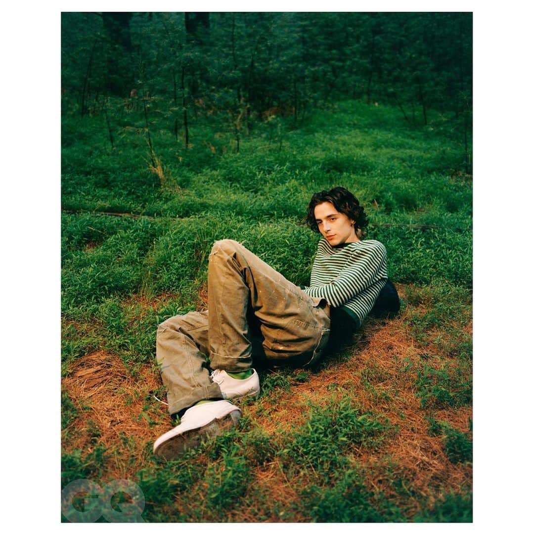 Polo Ralph Laurenさんのインスタグラム写真 - (Polo Ralph LaurenInstagram)「#TimotheeChalamet features on the November 2020 cover story of #GQ wearing our iconic #PoloRalphLauren chino pants.   Photographer: #RenellMedrano Stylist: @MobolajiDawodu  Editor: @DanielVRiley  #RLEditorials #PoloRLStyle」10月17日 4時33分 - poloralphlauren