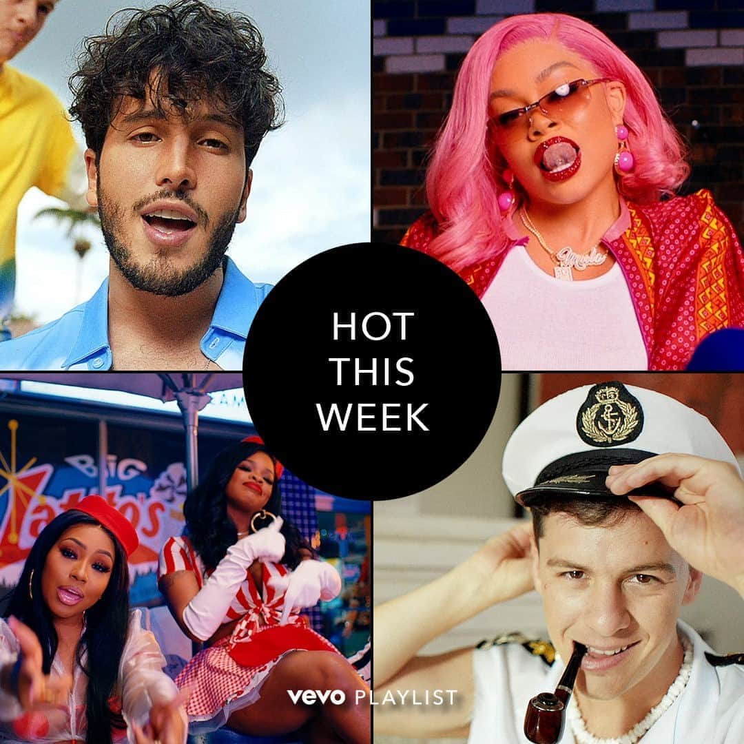のインスタグラム：「@sebastianyatra & @guaynaa are bringing the summer vibes and @mulatto & @citygirls are bringing the moves on Hot This Week. What's your favorite Vevo vid this week?🔥🔥🔥 ⠀⠀⠀⠀⠀⠀⠀⠀⠀ ▶️[Link in bio] #SebastiánYatra #Guaynaa #Mulatto #CityGirls」