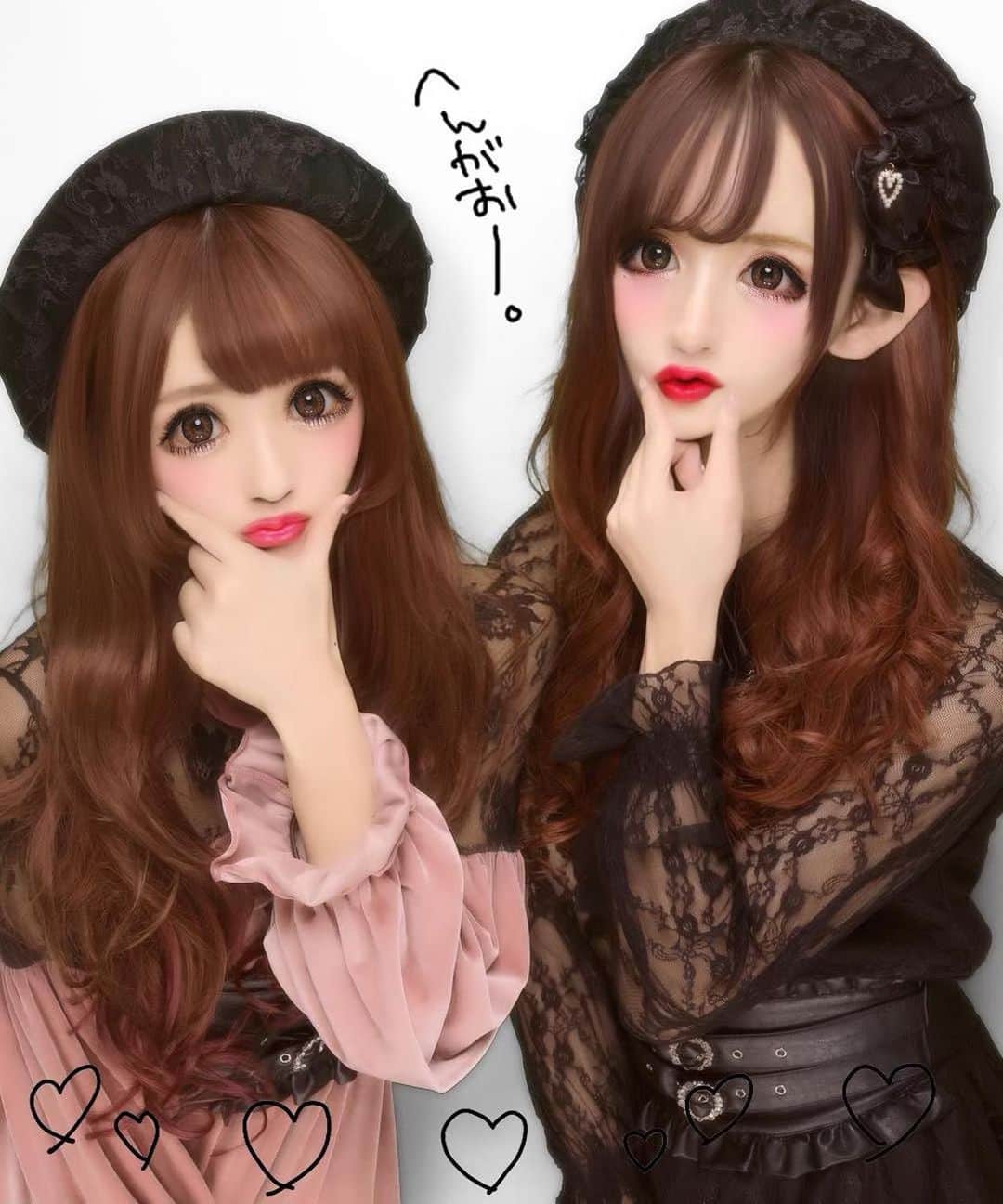 天使ゆらのインスタグラム：「🎀変顔🎀  #ニューハーフ　 #av女優　 #地雷女 #地雷系女子 #量産型 #量産型女子 #マーズ #プリメロ #リボン #シールエクステ #エクステ #赤髪」